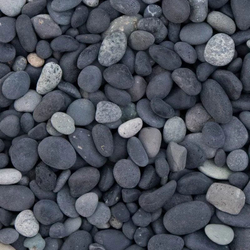 Beach Pebbles Schwarz 5-8 mm Midibag 1250 Kg